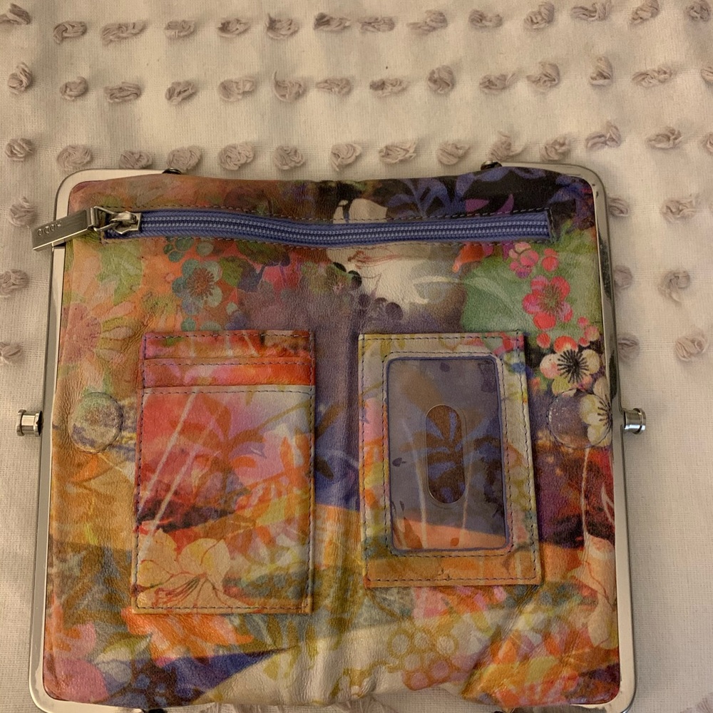 HOBO leather clutch wallet